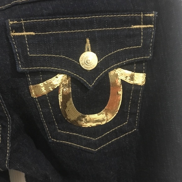 True Religion Sequin womens Pocket Jeans 29 NWTS - Picture 4 of 9